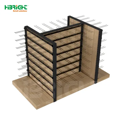 Highbright High Quality One-stop Solution Heavy Duty Supermarket Display Shelving System Adjustable Layers with Hooks