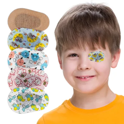 Cute Eye Pad Eye Amblyopia Children Coverage Adhesive Eye Patches for Kid
