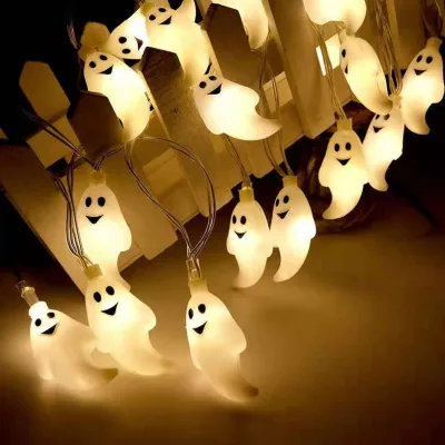YN Starlight Halloween 3D Pumpkin Bat Ghost Battery Operated IP44 Waterproof Outdoor Light Decoration for Home Decor Holiday