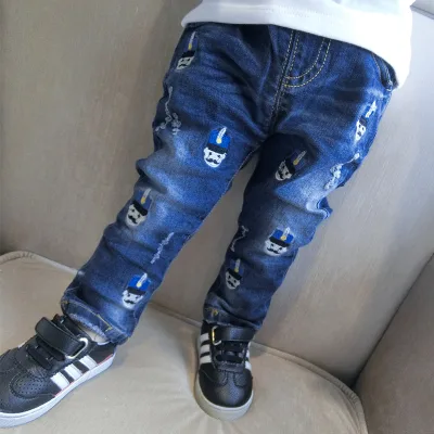 2015 Spring High Quality Latest Design Fashion Blue Export Boy Jeans