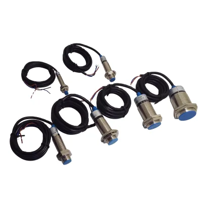 High quality M8/M12/M14/M18/M24/M30/NPN/PNP/DC6-36V detection distance 1mm-15mm inductive proximity sensor