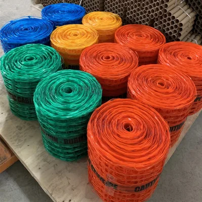 Red Green Warning Net 0.3X100m Underground Warning Mesh for Cables and Piprline From Excavation Work