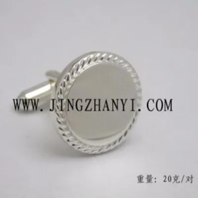 Jingzhanyi Factory 925 Sterling Silver Mens Cufflinks Fine Jewelry Link for Wedding and Valentine's Day Gifts for Dad