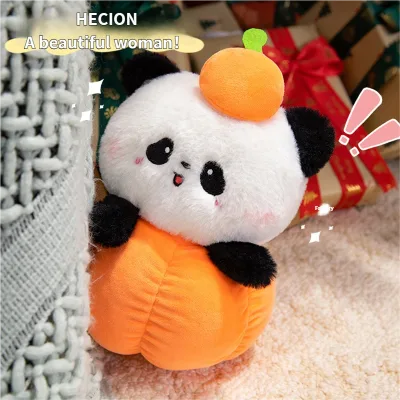 HECION New Arrival Halloween Plush Gift Pumpkin Plush Toy Halloween Pumpkin Pillow 8-Inch Plush Doll