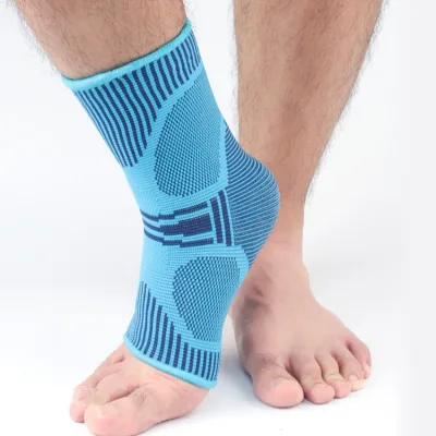 Compression Knitted Ankle Sleeve Socks Sports Ankle Brace Support