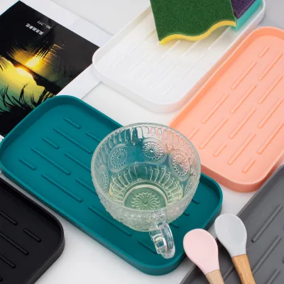 Top Seller Kitchen Sink Organizer Silicone Sponge Holder Organizer for Bathroom Kitchen