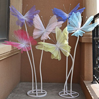 Handmade Silk Butterfly Decorations for Wedding Window Display for Home Commercial Use