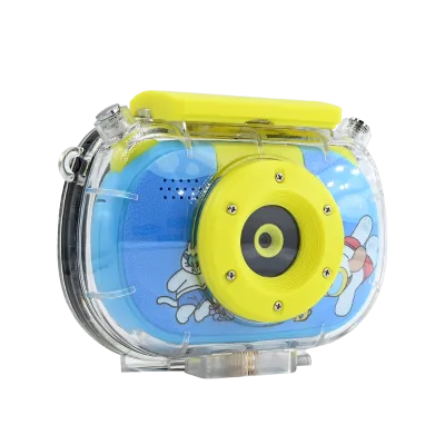 Wholesale 2 inch IPS Underwater 10M Cheap Cartoon Kids Waterproof Camera Waterproofing Grade IP68 Digital Cameras for Children