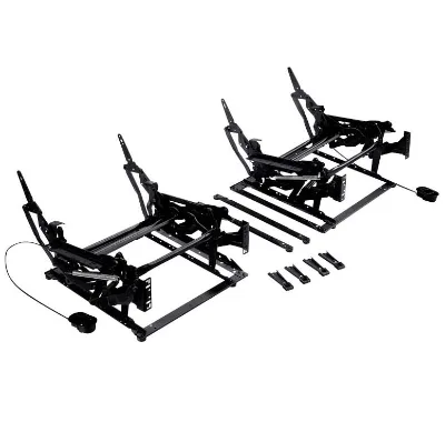 Home Sofa Three Seats Manual Recliner Mechanism
