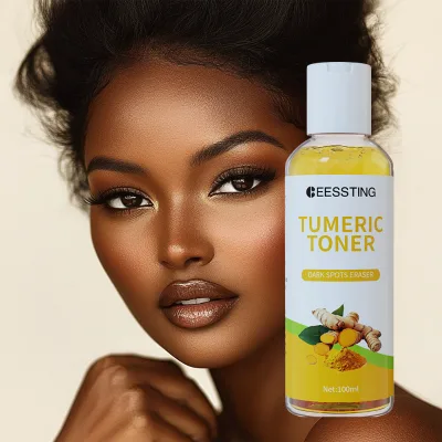 Organic Vegan Effective Hydrating Turmeric Sooth Nourish Shrink Pores Dark Spots Removal Eraser Tumeric Facial Toner