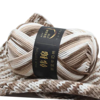 Yarn Colorful Crocheting 100% Acrylic 7ply Yarn Hand Knitting Pattern Origin Place Wholesale