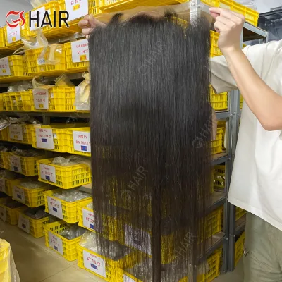 Ear to Ear Hd Lace Closure Lace Frontal 4x4 5x5 Virgin Raw Indian Human Hair Closure 13x4 13x6 Transparent Swiss Hd Lace Frontal