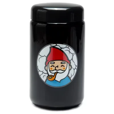 Wholesale Black Glass Child Proof Jar with Plastic Cap Skin Care Packaging Airtight UV Child Proof Jar