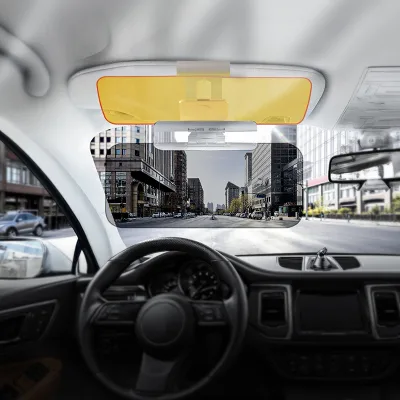 New Universal Car Sun Visor Extender Retractable Anti-Glare Car Sunshade Leather Sun Visor Extender for Car