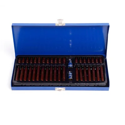 Iron Box 40 Piece Set Star Batch Set S2 Bronze Color High Strength Inner Six Flower Batch Head Star Type Batch Head