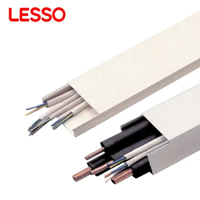 LESSO Fire Resistance and Corrosion Resistance Electrical PVC Round Type Wiring Duct Cable Duct