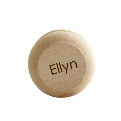 Mini 2-inch Engraved Solid Wood Yoyo Children's Game Toys