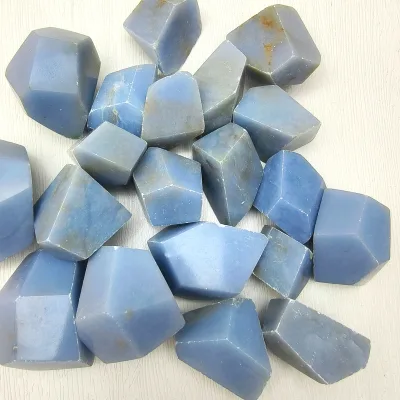 One-stop Solution Stones and Crystals Minerals Angelite Free Form for Wedding Souvenirs or Decoration