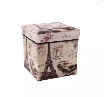 Folding Storage Ottoman Storage Cube Seat Foot Rest Stool