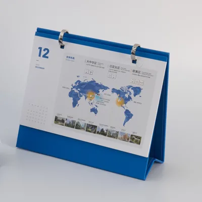 2026 Custom Calendar Printing 2 Metal Ring Binding