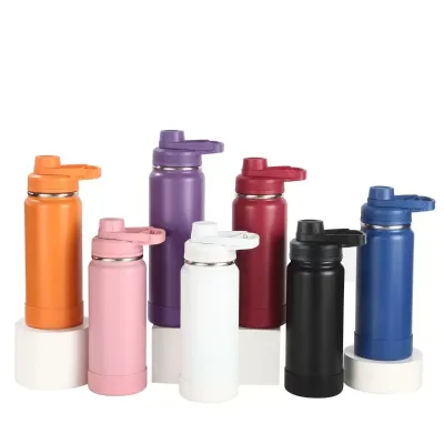 Wholesale Custom Logo 40 oz Travel Flasks Double Wall Vacuum Insulated Stainless Steel Leak-Proof Eco-Friendly Water Adults