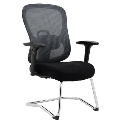 Cheap Modern Style Office Furniture Full Mesh Material Stainless Steel Bow Leg Office Chair