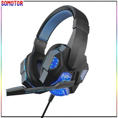 SY830 Wired Dynamic Gaming Headset Over-Ear Stereo Audio Mic for PC PS4 PS5 Xbox Auriculares Fone De Ouvido Gamer Fone De Ouvido