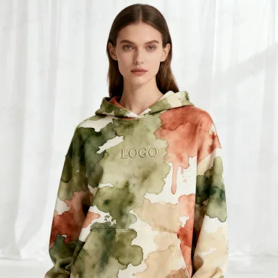260gsm Turtle Neck Pullover Hoodie, Layering Essential for Cool Weather