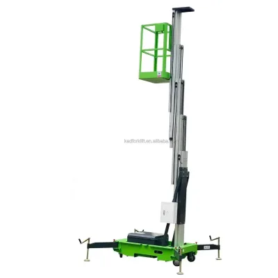 Single Mast Aluminum Alloy Lifter With a Working Height of 4-26m 6m 7m 8m 9m 10m 11m 12m