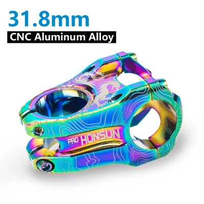 HONSUN MTB Mountain Bike Stem Aluminum Alloy Ultralight High Strength Short 31.8*28.6MM CNC Stem DH/AM/XC Power Direction 565