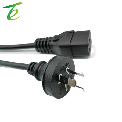 Mass production of Australian plug power cord computer product tail Australian standard three-plug power cord extension cord