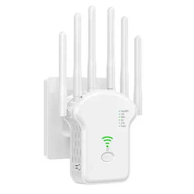Repeater Wireless WiFi 5 Signal Amplifier Dual-Band 2.4G/5G Extender Gigabit Enhancer Cross-Border Router 1200 Mbps Wireless AP