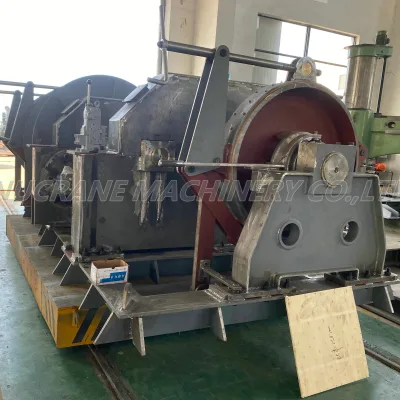 CE-Certified 10-80T Hydraulic Mooring Winch-Noiseless, High-Speed & Low Inertia Force