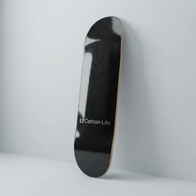 Custom 8.5mm Ultra-Thin 2x2 Twill Carbon Fiber Skateboard Deck 31 Inch 8.0 8.25 Epoxy Resin Bonded OEM Wholesale