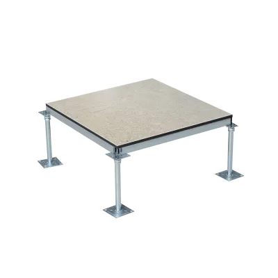 Static Dissipative Steel Raised Floor HPL Laminate Panels Non Combustible Stringer System Modern Total Solution for Data Center