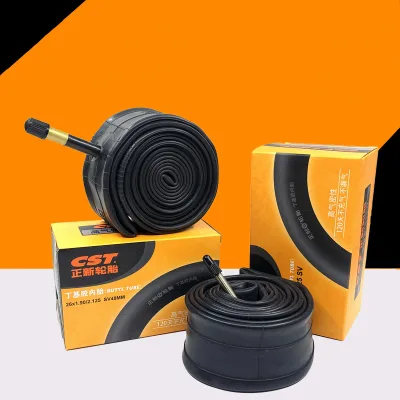 OEM/ODM Full Size Bicycle Inner Tires 12-29 Inch*1.35/1.5/1.75/1.9/2.125/ 700c A/V F/V Butyl Rubber Inner Tube Tyres