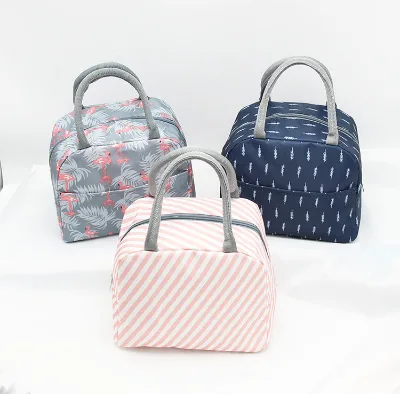 Portable Children Lunch Bag Aluminum Foil Cooler Bag Thermal Picnic Food Bag School Custom Logo for Kids