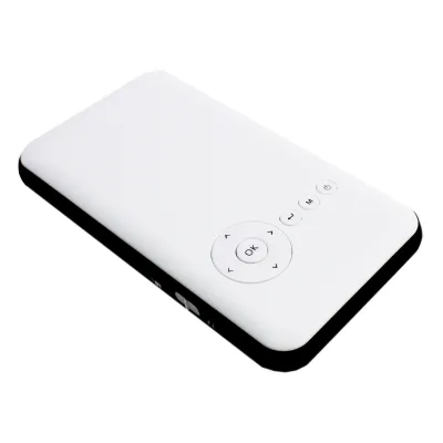 2024 New 4K Mini Projector 1GB 8GB Version with Quad Core WiFi LED Lamp DLP Lens 3D Stereo Battery Optional for Home Theater Use
