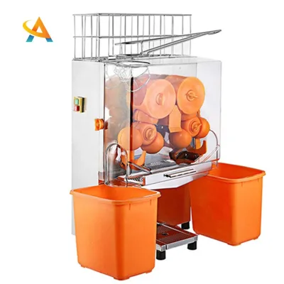 Easy to Operate Automatic Orange Juicer Machine / Industrial Orange Juice Extractor