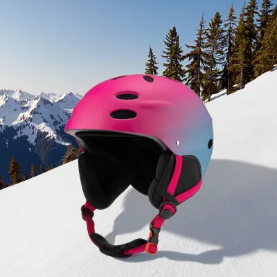 Premium Dual Sport Ski Helmet for Adults ABS EPS Material with Removable Ear Pads and Adjustable Fit for Winter Sports Boxing