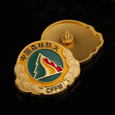Customized metal paint badges, zinc alloy enamel embossed textured brooches, customized embossed badges
