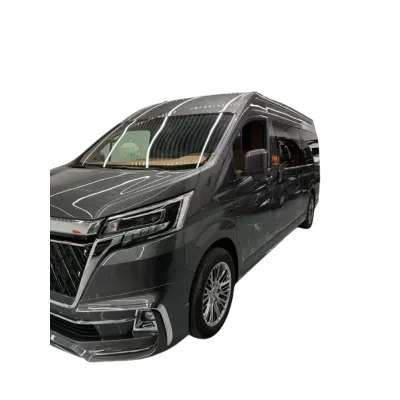 Toyota Hiace Custom Luxury Upgrade Kit  Integrated Ceiling Lights  Interior  Custom Sidewall Panels Top Grade Business seats