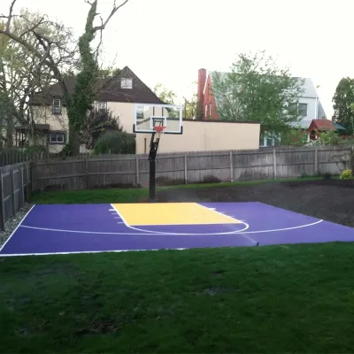 DIY Cheap Outdoor Wholesale 30*30 Feet Half Court Basketball Court in Home Customized Size Basketball Court
