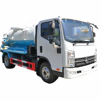 Light Vacuum tank Truck KAMA 4x2 5000 Liters 5cbm Sewage Suction Tanker Truck