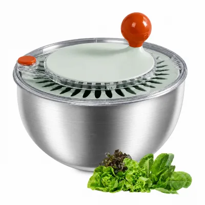 Brand Catalog Refresh for Private-Label Retailer, Plastic and Stainless Steel Vegetable Salad Spinner