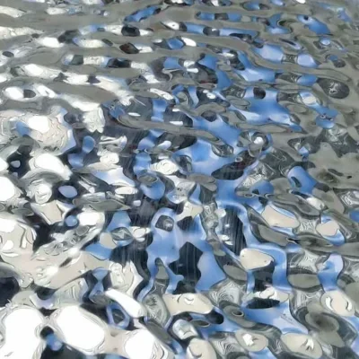 Ideal for Building Decoration 304L Stainless Steel Plate Sheet Matte Polish Custom Cutting Welded Installation Embossed Surface