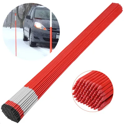 Durable and Flexible Reflective Driveway Markers Snow Plow Stakes