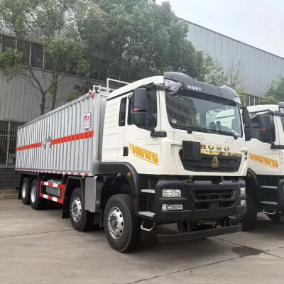 New Euro5 Diesel Fuel Flammable Gas Transport Van Truck Manual Transmission for Gas Transport