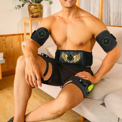 Gym Ems Abdominal Muscle Stimulator Abs Trainer Muscle Toner Slimming Massager Equipment