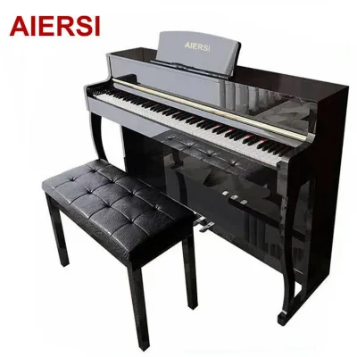 Aiersi Brand 88 Keys Hammer-action Keys Keyboard with French DREAM Source, Built-in 88songs, 100 Rhythms, 128 Timbres
